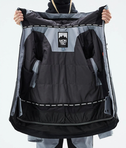 Moss W Damen-Skijacke – Hellblau / Schwarz